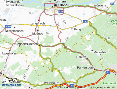 MICHELIN Ried am Riederberg map - ViaMichelin