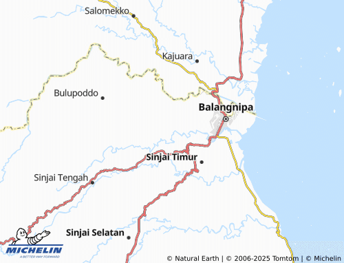 MICHELIN Bongki Lengkese map - ViaMichelin