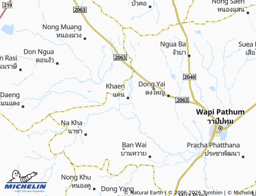 Mapa MICHELIN Khaen - ViaMichelin