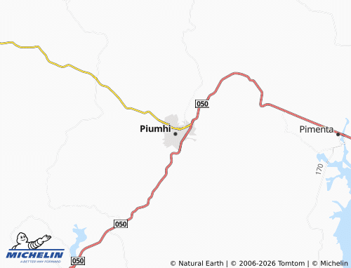 Mapa MICHELIN Piumhi - ViaMichelin