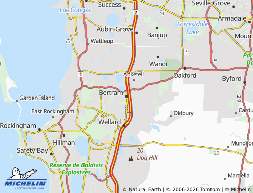 Mapa MICHELIN Bertram - ViaMichelin