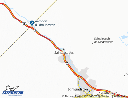Mappa MICHELIN Saint-Jacques - ViaMichelin