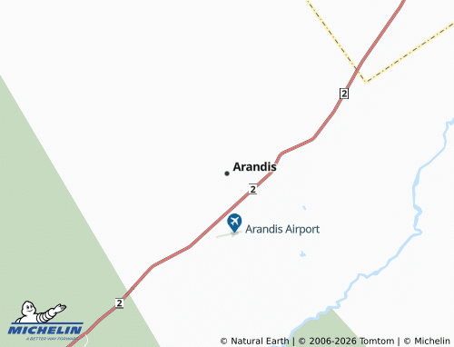 MICHELIN Arandis map - ViaMichelin