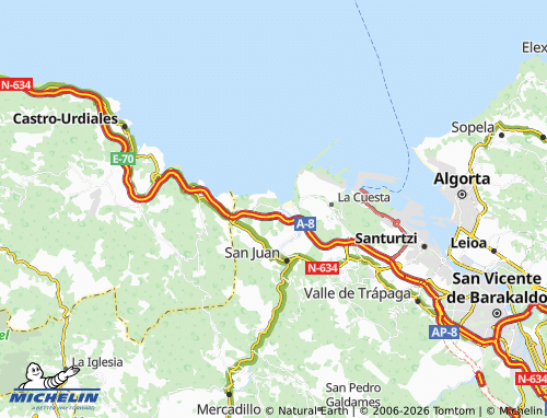 MICHELIN Pobeña map - ViaMichelin