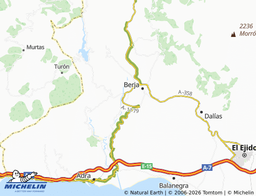 MICHELIN San Roque map - ViaMichelin