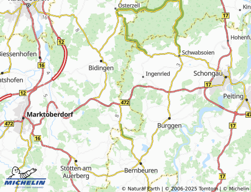MICHELIN Krottenhill map - ViaMichelin
