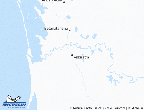 MICHELIN Ankisatra map - ViaMichelin