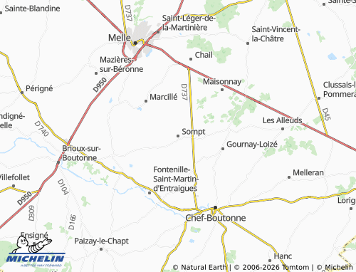 Mapa MICHELIN Sompt - ViaMichelin