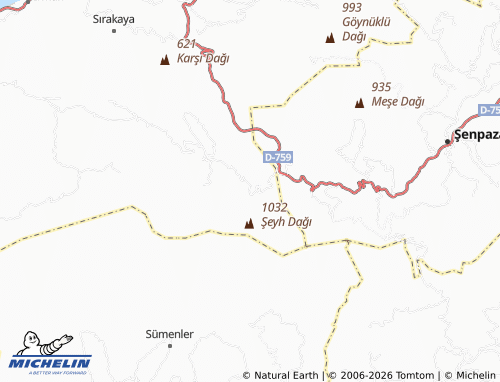 Mappa MICHELIN Şenköy - ViaMichelin