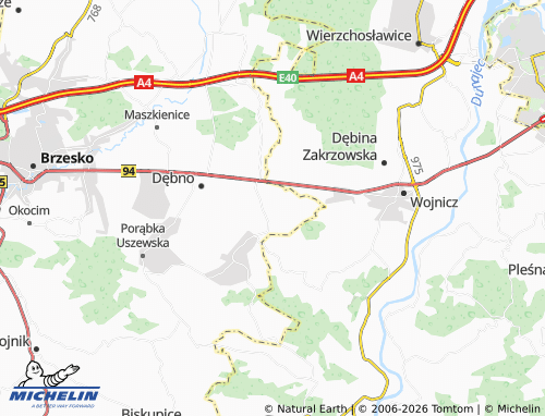 MICHELIN Sufczyn map - ViaMichelin