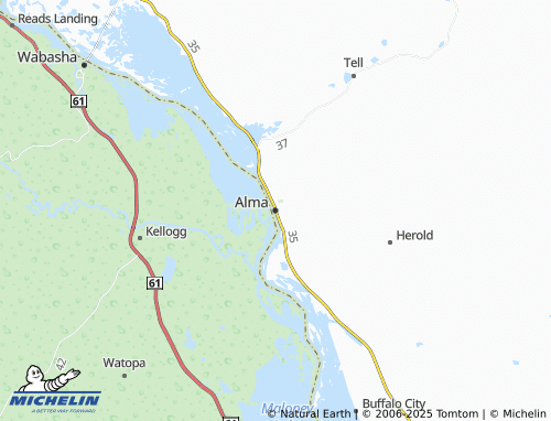 MICHELIN Alma map - ViaMichelin