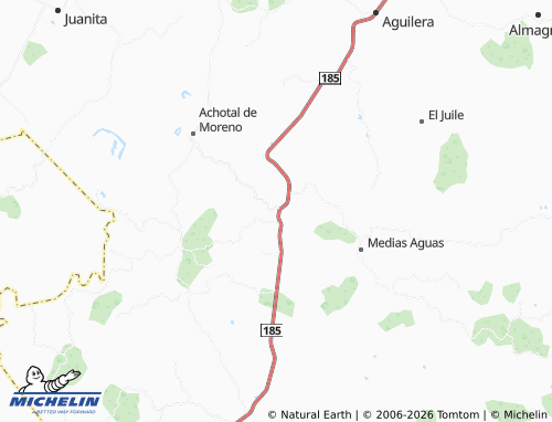Mappa MICHELIN General Nicolás Bravo - ViaMichelin