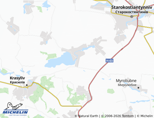 Mappa MICHELIN Kuzmyn - ViaMichelin