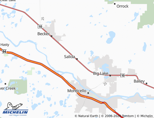 Mapa MICHELIN Salida - ViaMichelin