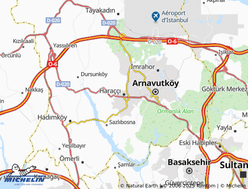 MICHELIN Haraççı map - ViaMichelin