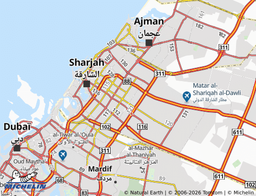 Carte MICHELIN al-Dararee - ViaMichelin