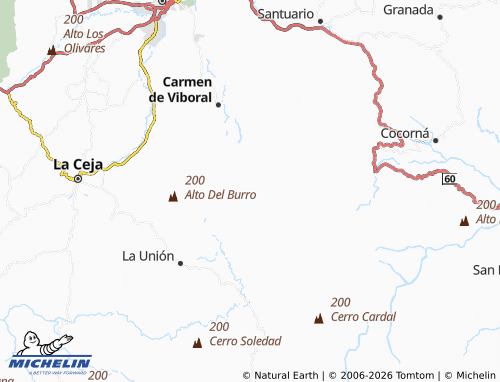 MICHELIN La Florida map - ViaMichelin