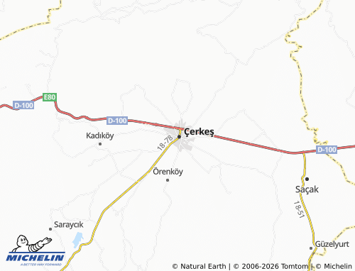 MICHELIN Karamuklu map - ViaMichelin