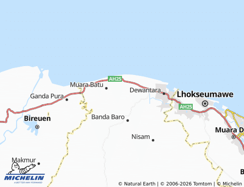 Mapa MICHELIN Paloh Awe - ViaMichelin
