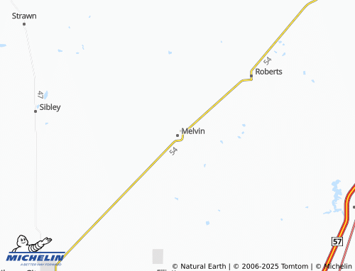 MICHELIN Melvin map - ViaMichelin