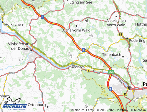 MICHELIN Hitzing map - ViaMichelin