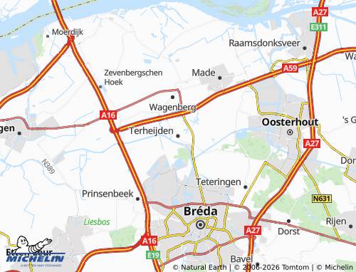 MICHELIN Terheijden map - ViaMichelin