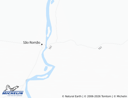 MICHELIN-Landkarte Bentópolis de Minas - ViaMichelin