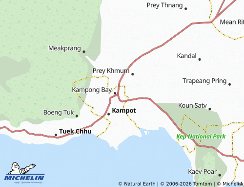 Mappa MICHELIN Krang Ampil - ViaMichelin