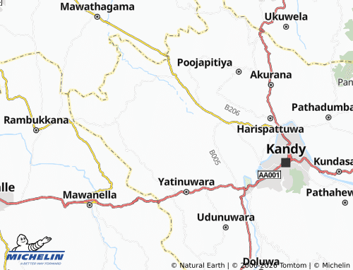 Carte MICHELIN Kithuldora - ViaMichelin