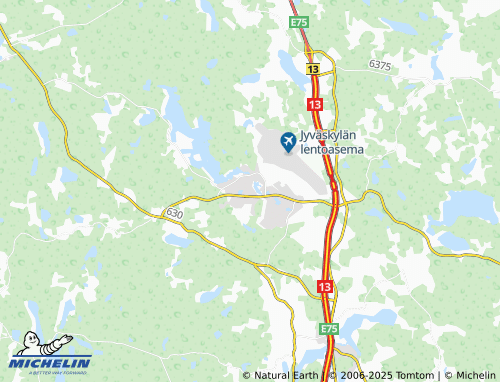 MICHELIN Tikkakoski map - ViaMichelin