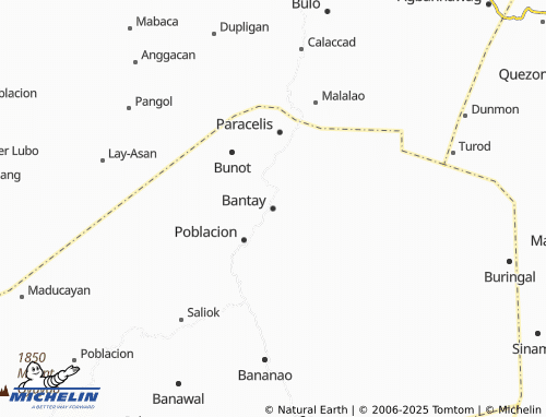 MICHELIN Bantay map - ViaMichelin