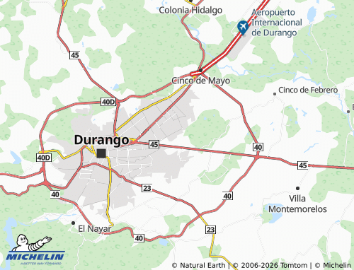 MICHELIN Los Duraznos map - ViaMichelin