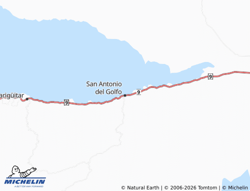 Mappa MICHELIN San Antonio del Golfo - ViaMichelin