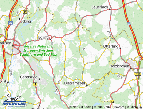 MICHELIN-Landkarte Reichertshausen - ViaMichelin