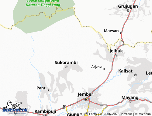 MICHELIN Kelungkung map - ViaMichelin