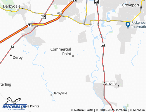 MICHELIN Commercial Point map - ViaMichelin