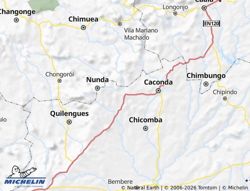 Mappa MICHELIN Caluquembe - ViaMichelin