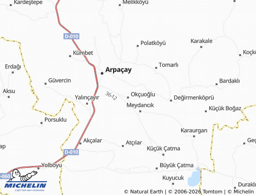 Mapa MICHELIN Okçuoğlu - ViaMichelin