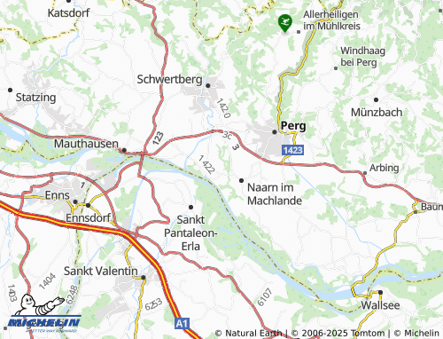 MICHELIN-Landkarte Aist - ViaMichelin