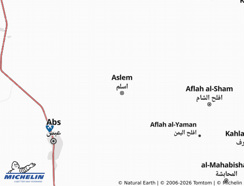 Kaart MICHELIN Aslam - ViaMichelin