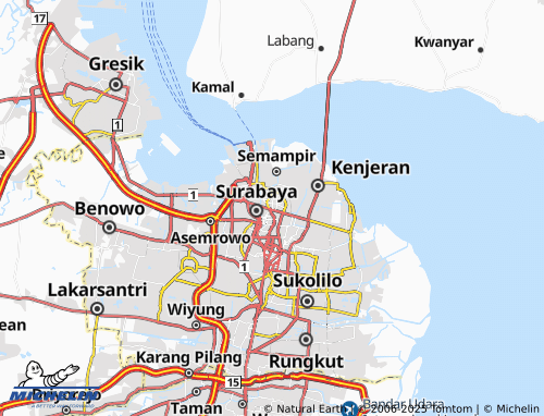 Mapa MICHELIN Sidodadi - ViaMichelin