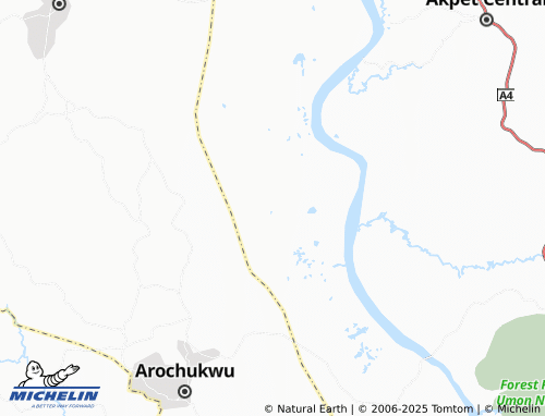 MICHELIN Ukwa-Nkasi map - ViaMichelin