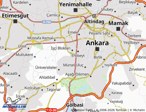 Mappa MICHELIN Çiğdem - ViaMichelin