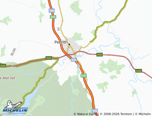 Carte MICHELIN Eamont Bridge - ViaMichelin