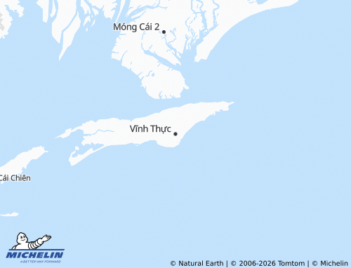 Mapa MICHELIN Vĩnh Thực - ViaMichelin