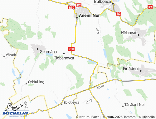 Mapa MICHELIN Mirnoe - ViaMichelin