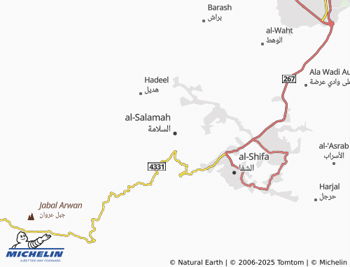 MICHELIN-Landkarte al-Salamah - ViaMichelin