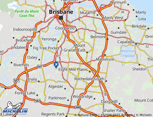 MICHELIN Nathan map - ViaMichelin
