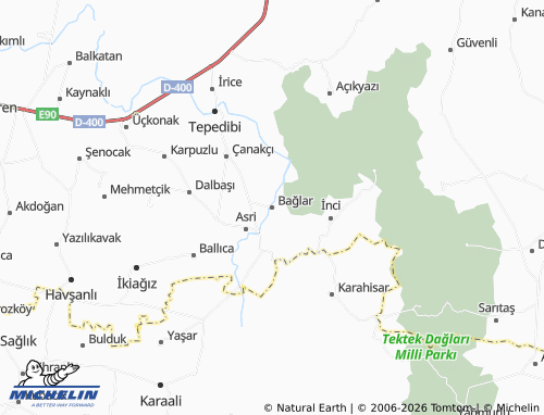 MICHELIN Bağlar map - ViaMichelin