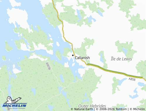 Carte MICHELIN Callanish - ViaMichelin